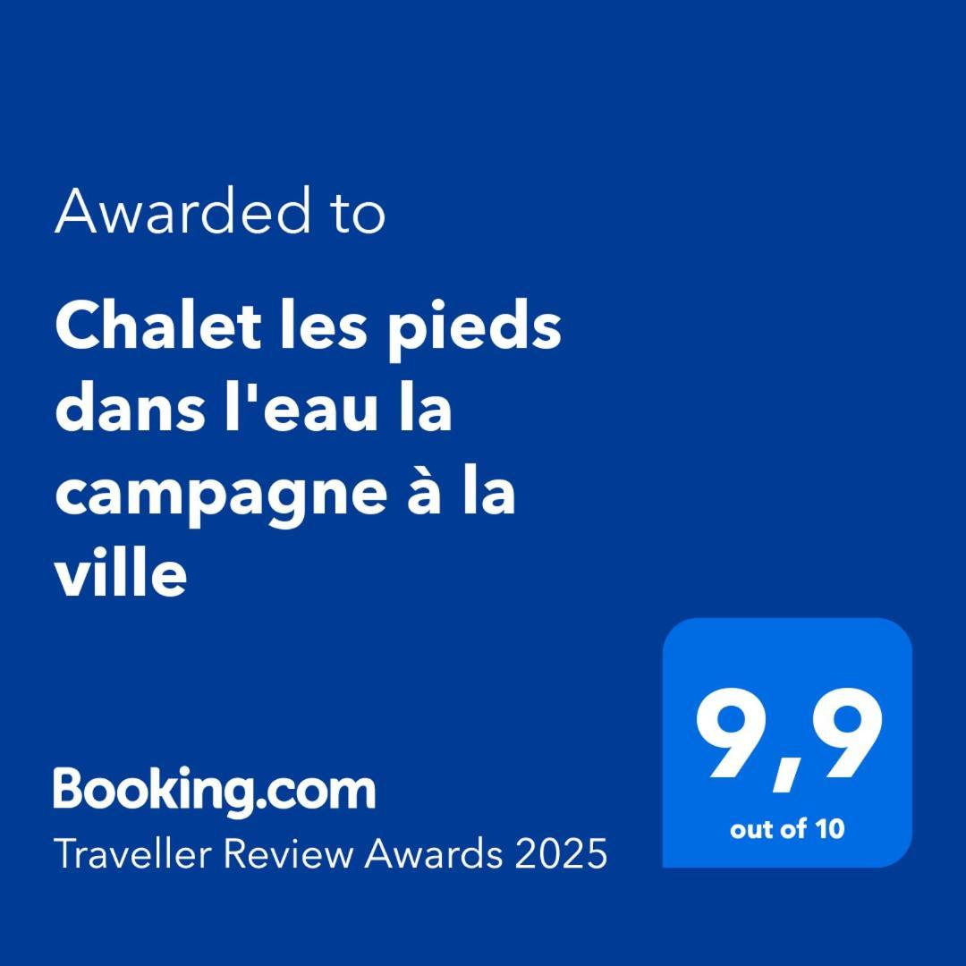 Chalet Les Pieds Dans L'Eau La Campagne A La Ville Saint-Doulchard Exterior foto